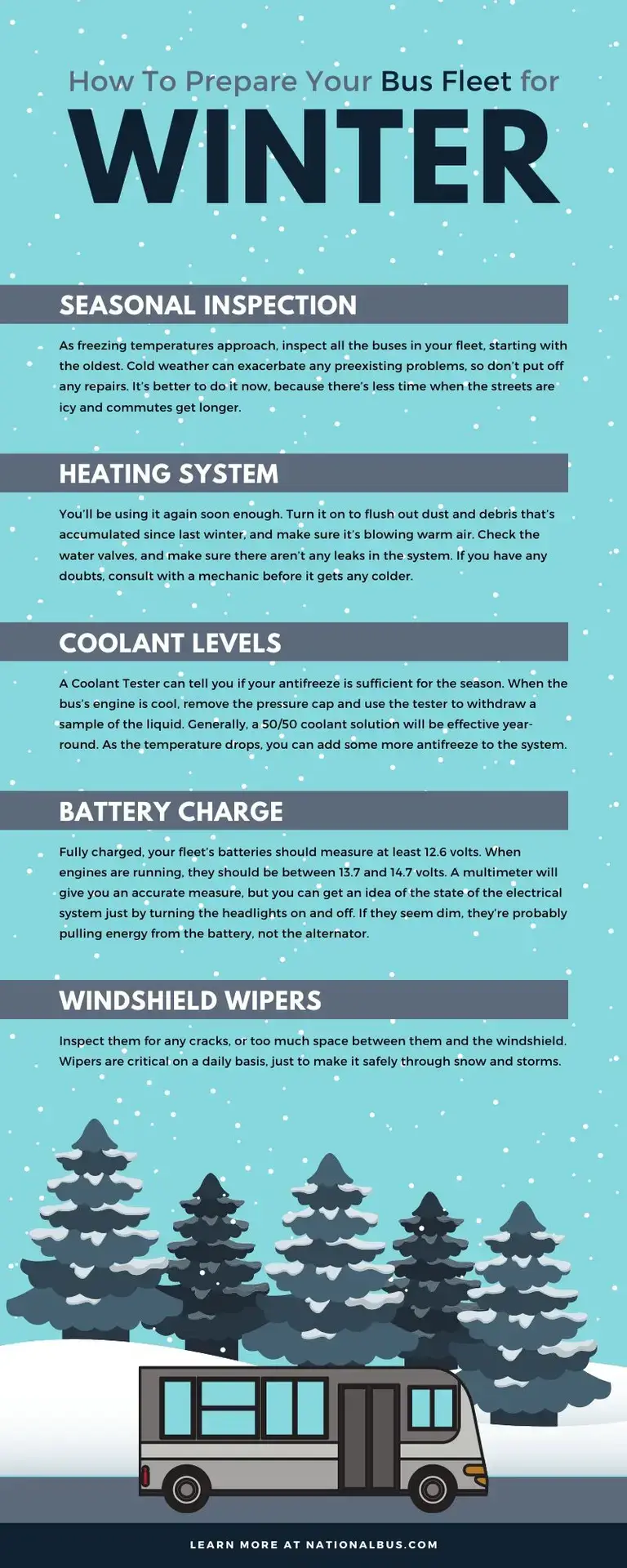 How to prepare your bus fleet winter