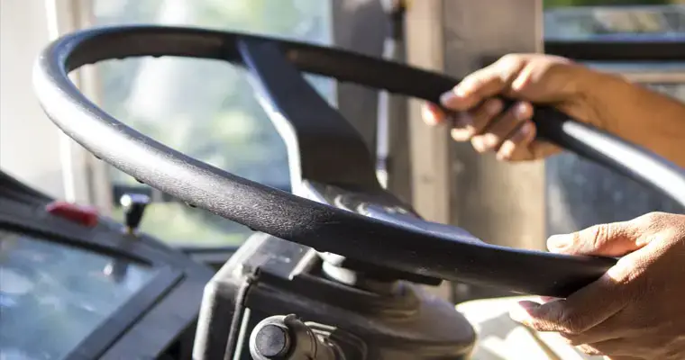 bus steering wheel