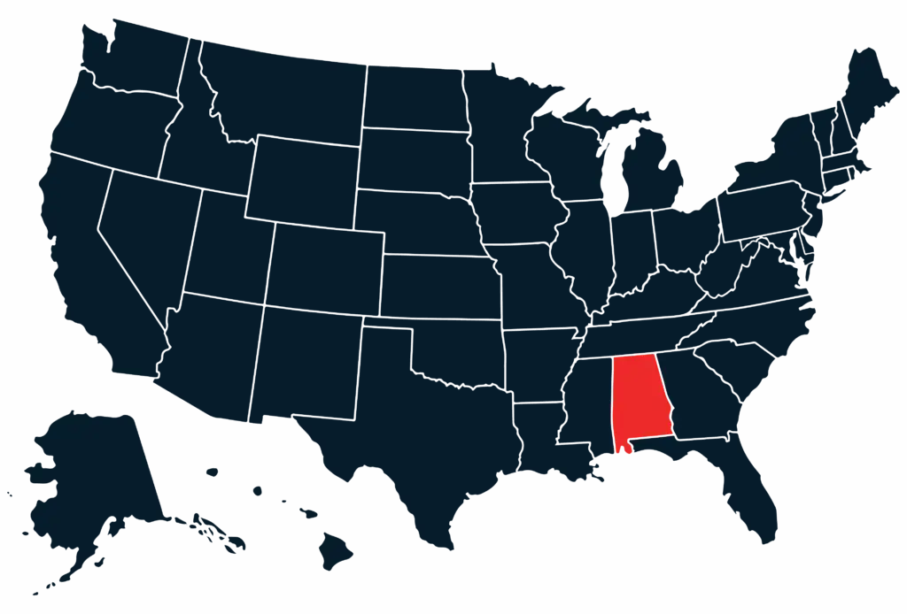 NB Map Alabama