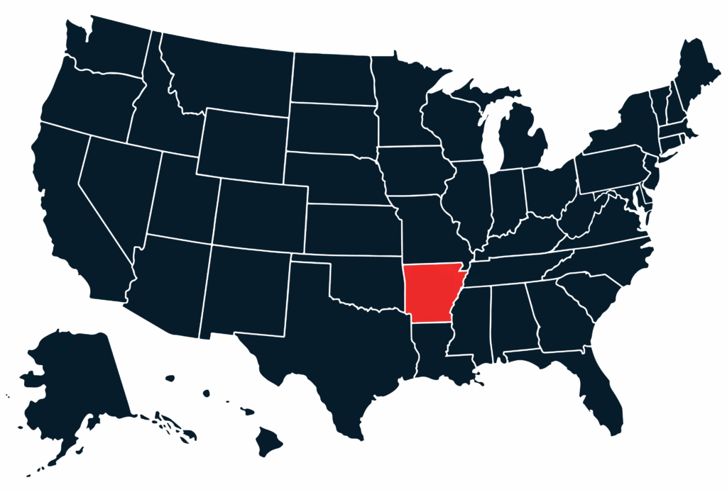 NB Map Arkansas