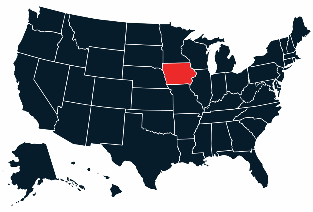 NB Map Iowa