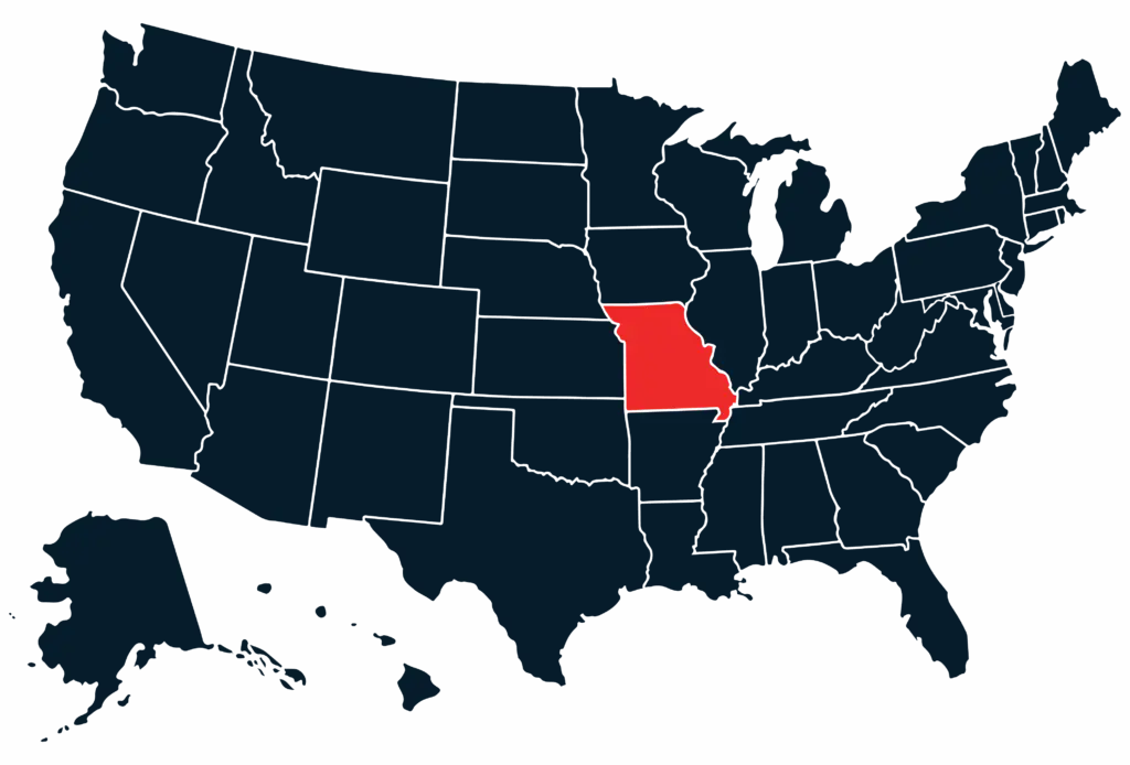 NB Map Missouri